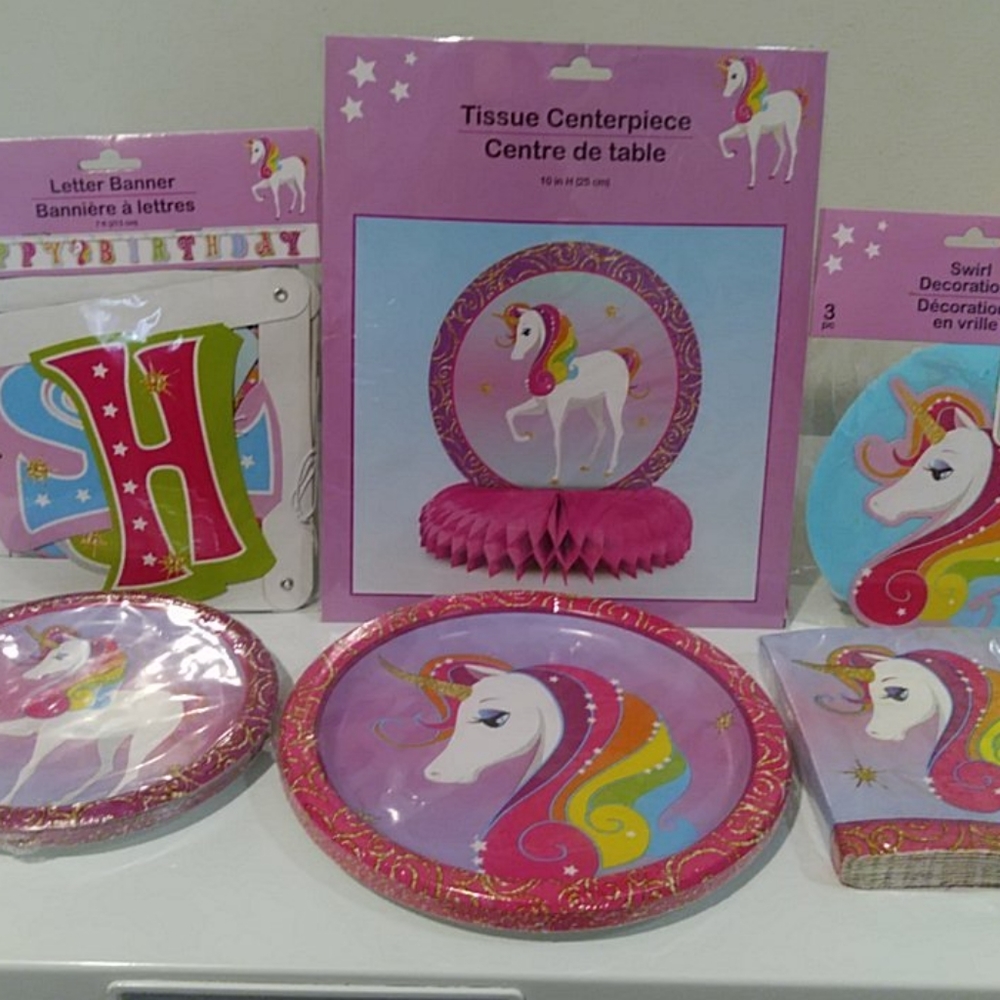 🔥 Sale🔥Unicorn Birthday Set  🎂